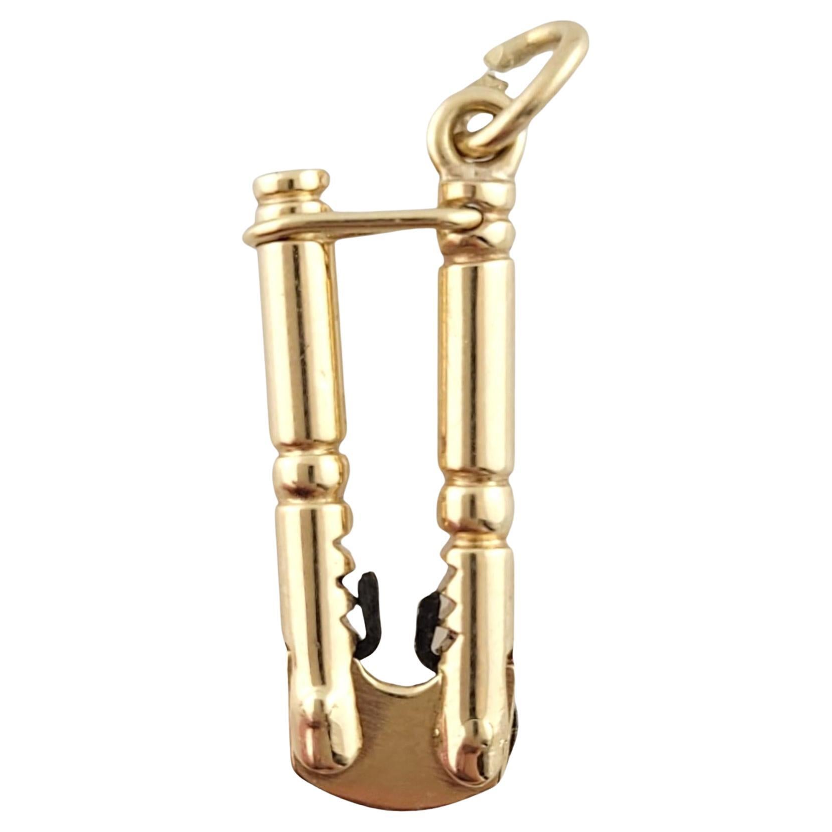 14K Yellow Gold Articulated Nutcracker Charm #16213 For Sale