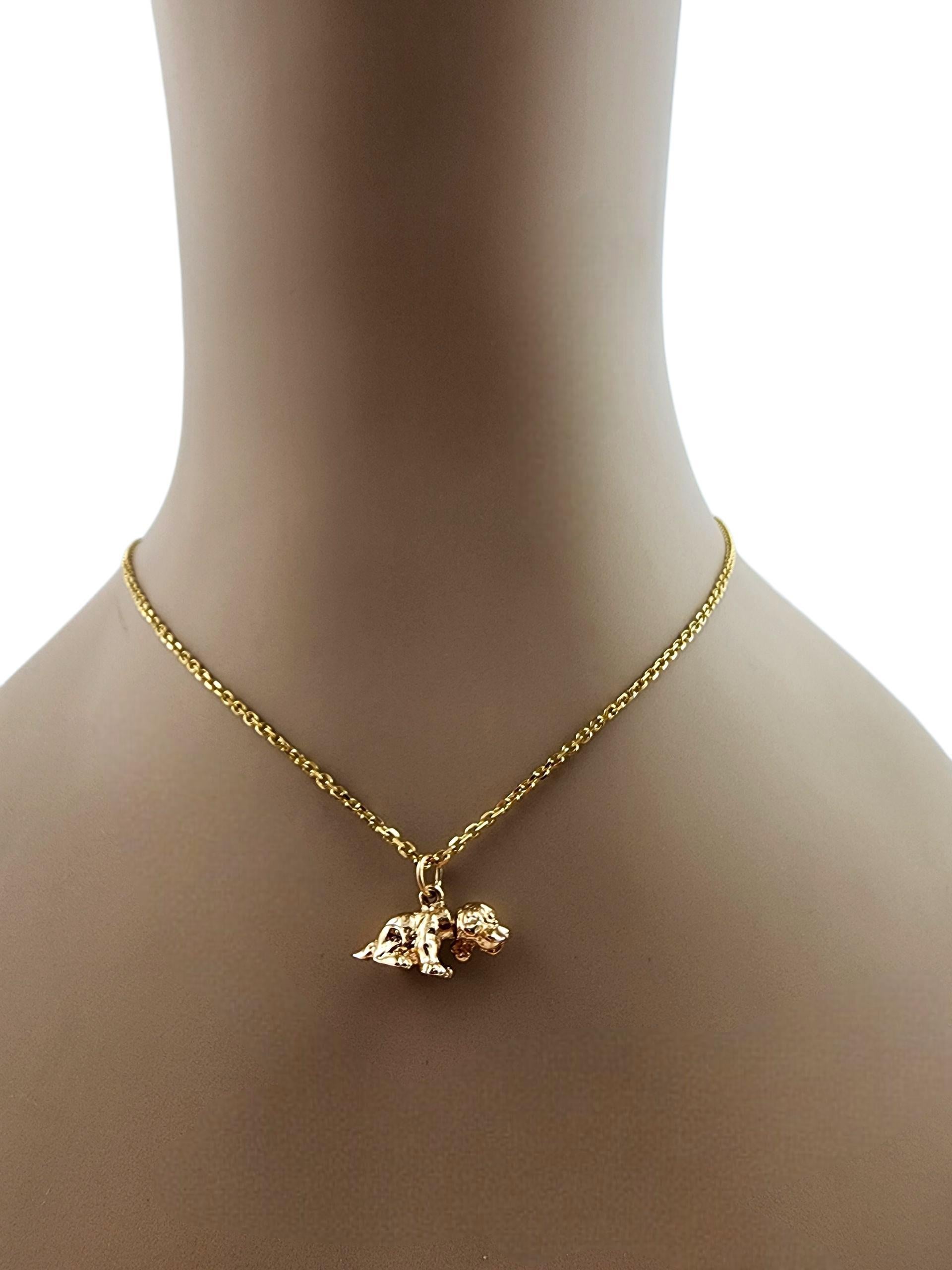 Breloque en or jaune 14K pour chien Cocker Spaniel #22004 en vente 4