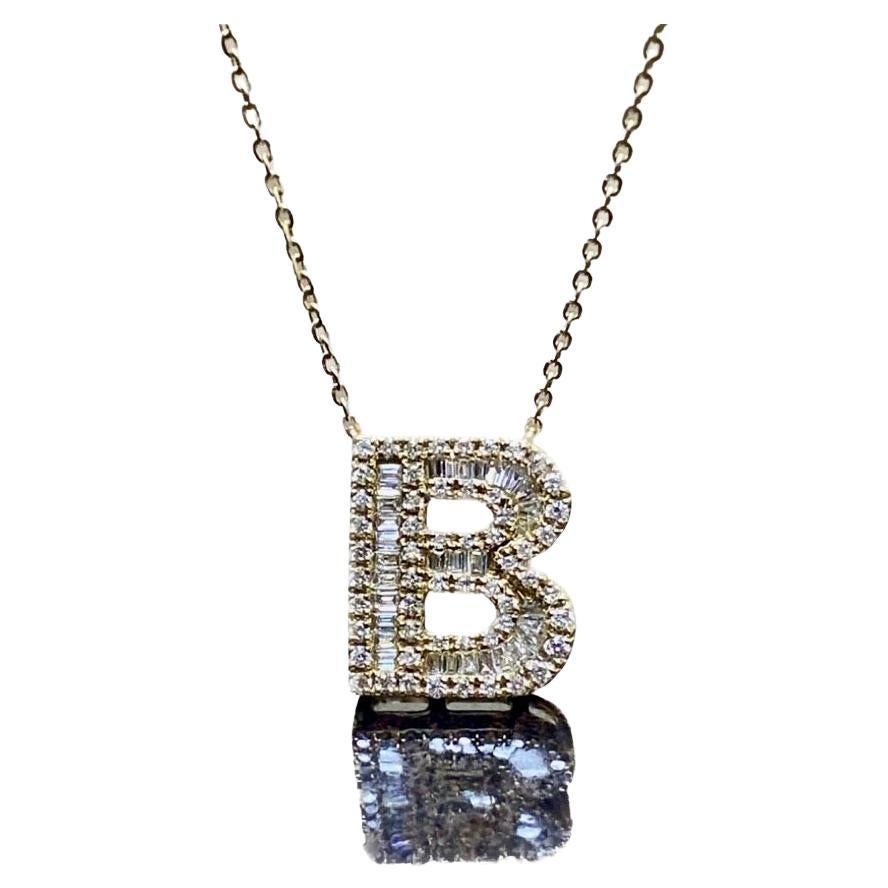 Kendra Scott: Letter B Pendant Necklace - Gold | Makk Fashions