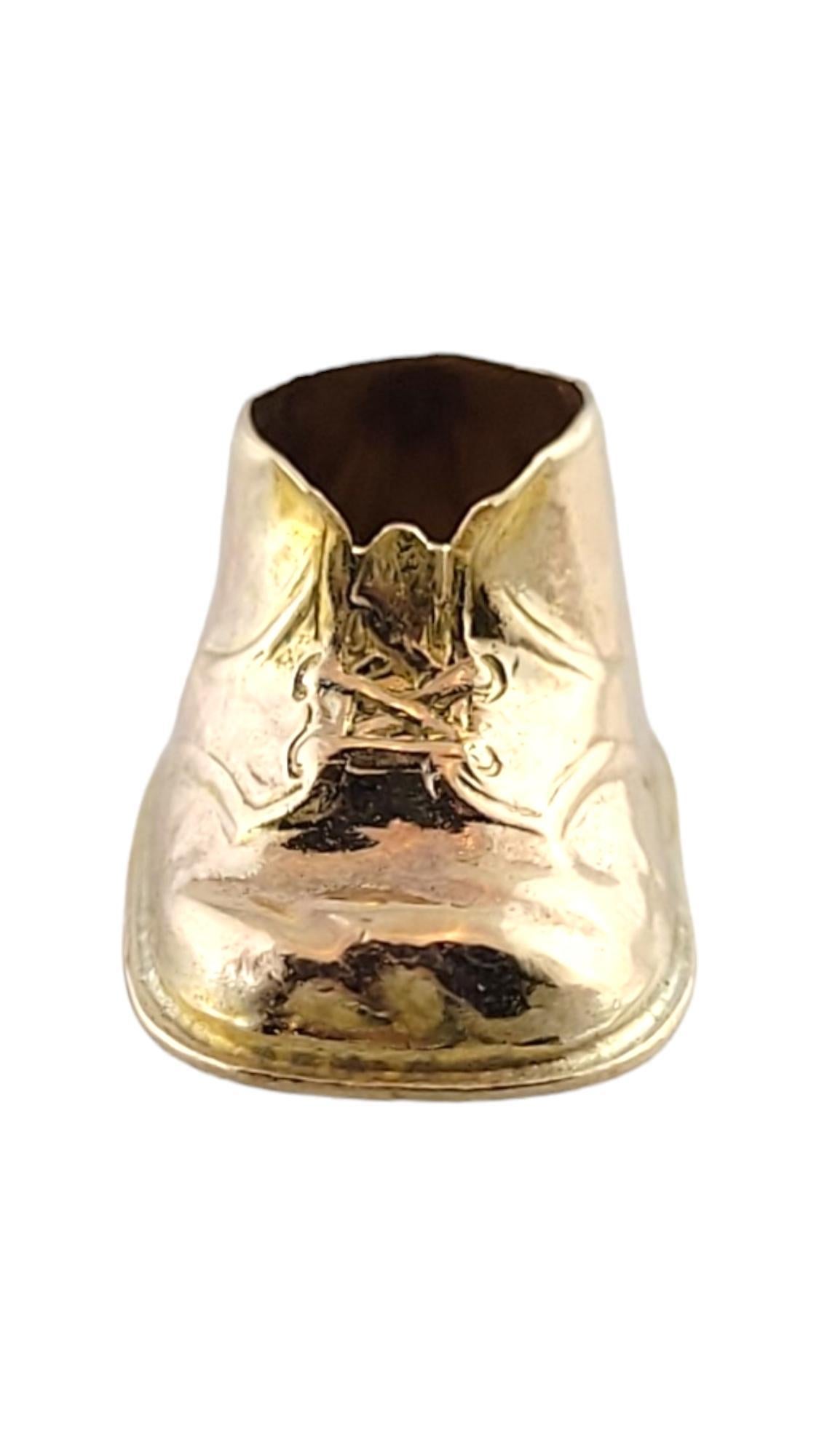 Women's 14K Yellow Gold Baby Shoe Charm #18184