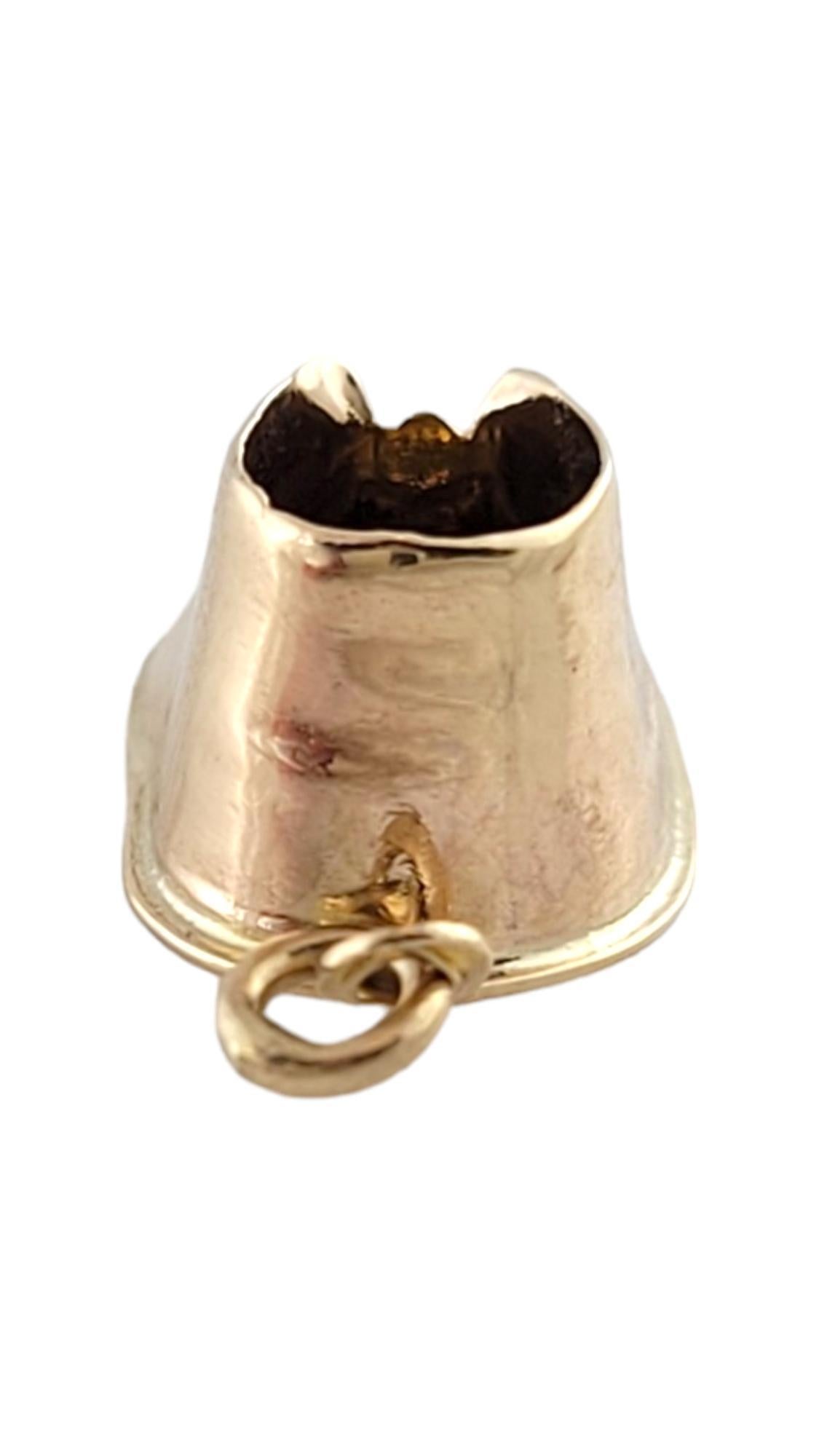 14K Yellow Gold Baby Shoe Charm #18184 1