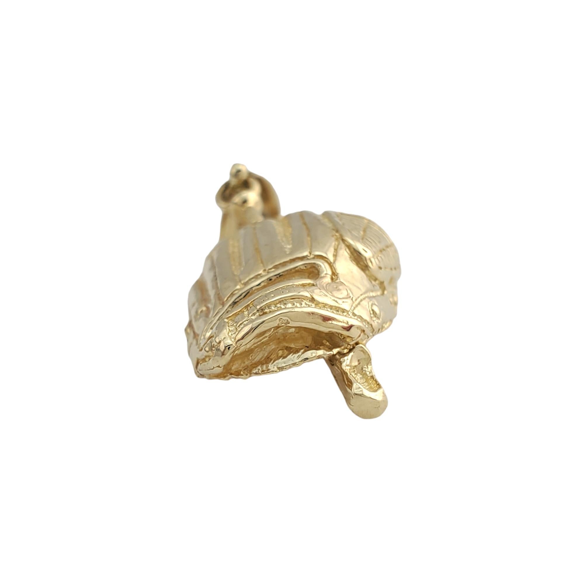 gold baseball pendant