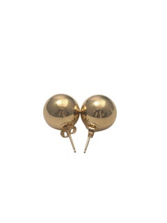 14K Gelbgold Kugel-Ohrstecker #25156