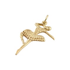 14K Yellow Gold Ballerina Pendant #13485