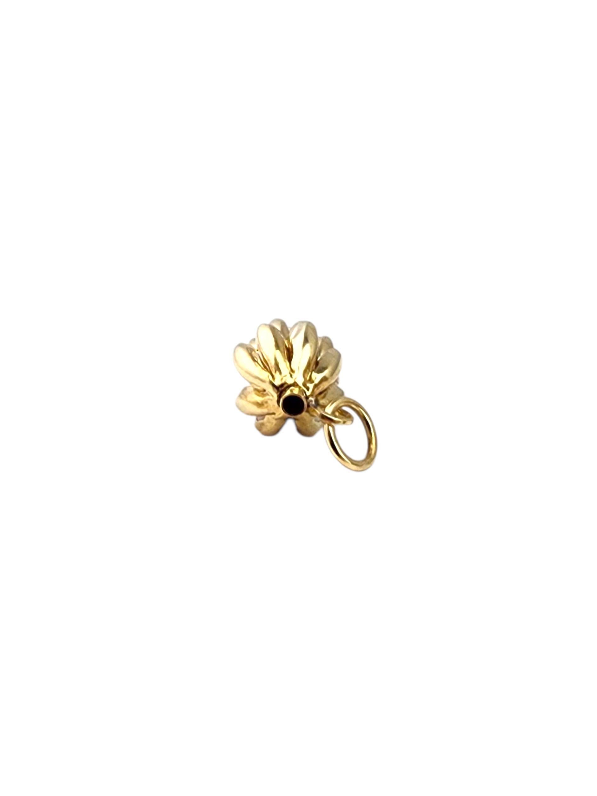 Donna Charm a forma di mazzo di banane in oro giallo 14K #22357 in vendita