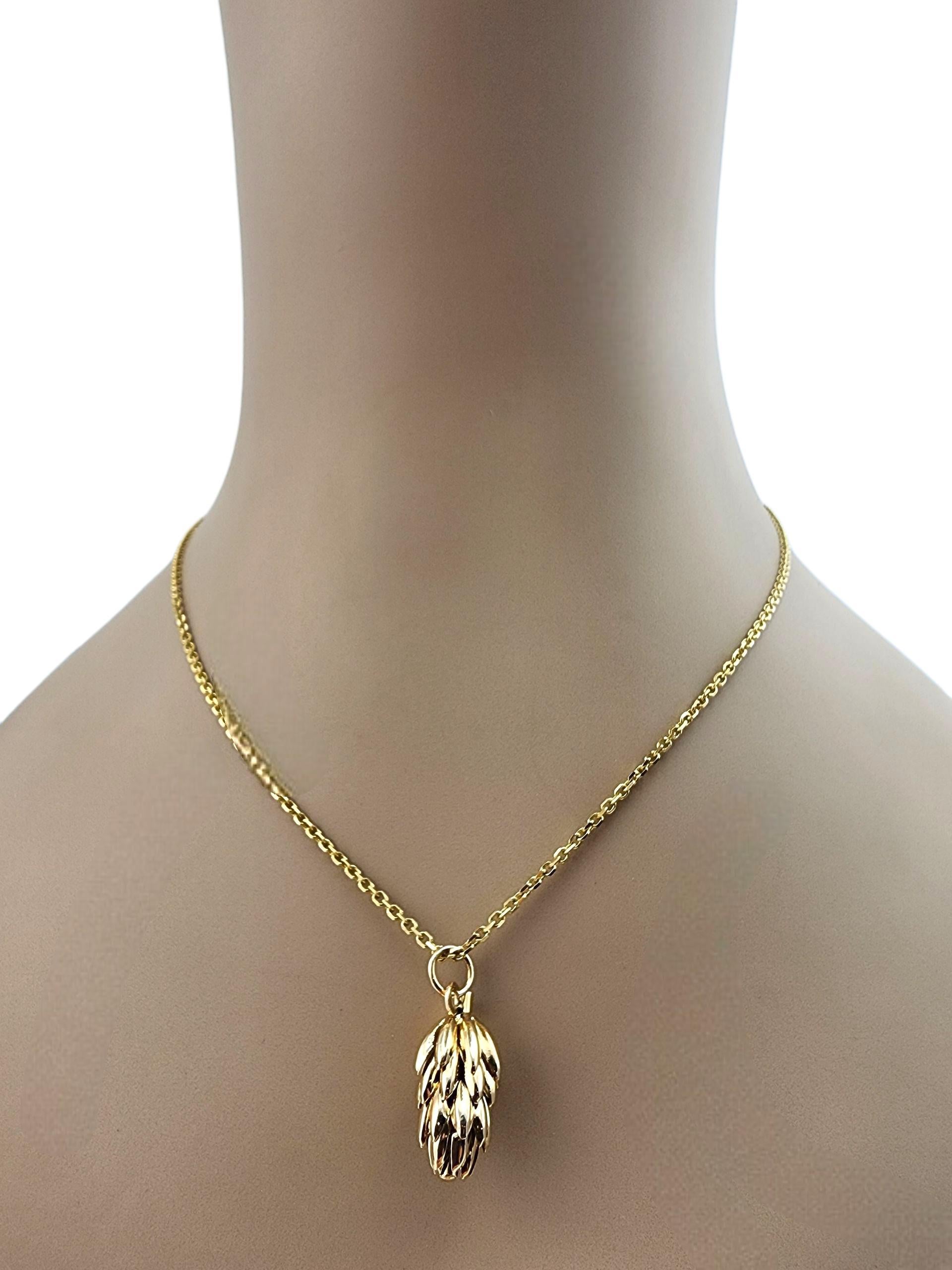 Charm a forma di mazzo di banane in oro giallo 14K #22357 in vendita 5
