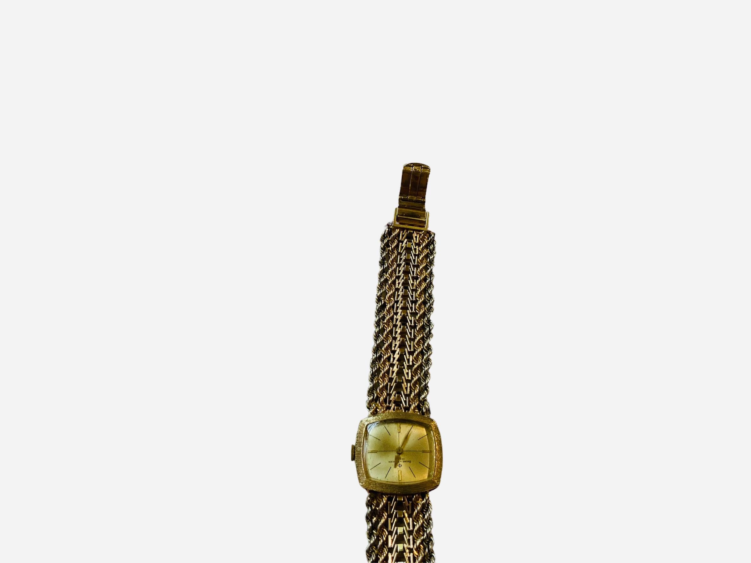 Montre-bracelet pour femmes en or jaune 14k Baume & Mercier Pour femmes en vente