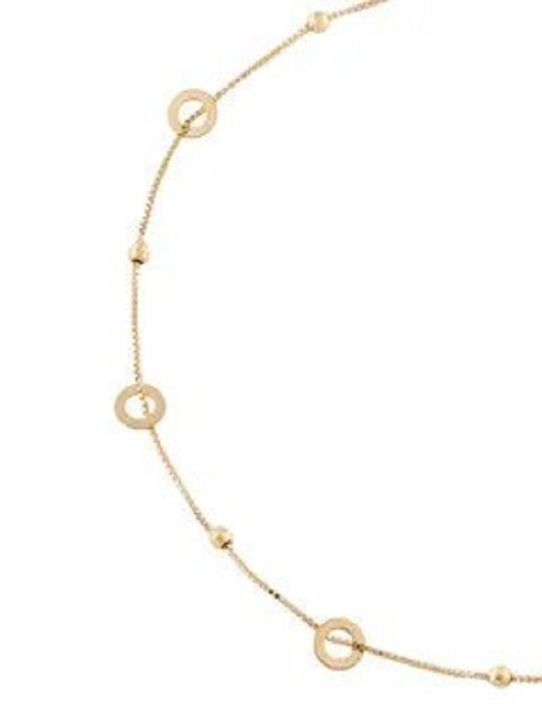 Contemporain Bracelet cercle en perles d'or jaune 14 carats pour elle en vente