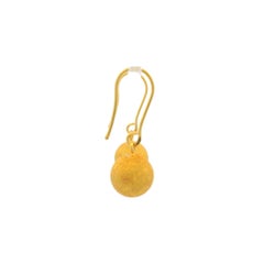 14k Yellow Gold Bead Drop Earrings In Stock