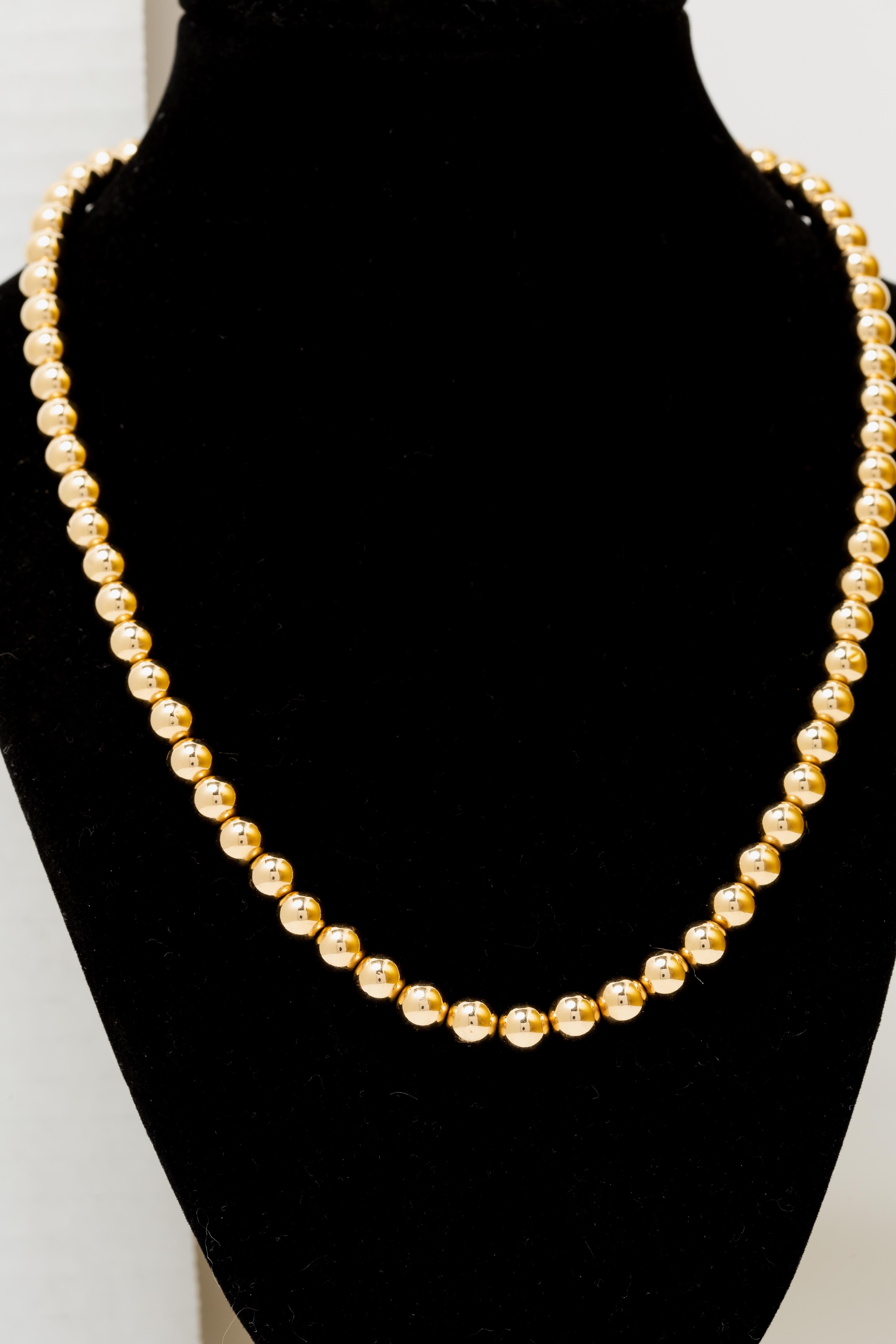 Collier de perles en or jaune 14k en vente 5