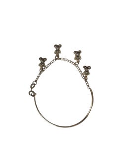 14K Yellow Gold Bear Charm Children's Bracelet #25092