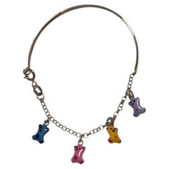 14K Yellow Gold Bear Charm Children's Bracelet #25092