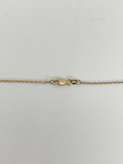 14K Yellow Gold Bezel Set 1.62 CTW Marquise Diamond Necklace