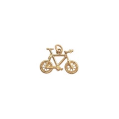14K Yellow Gold Bicycle Charm #16009