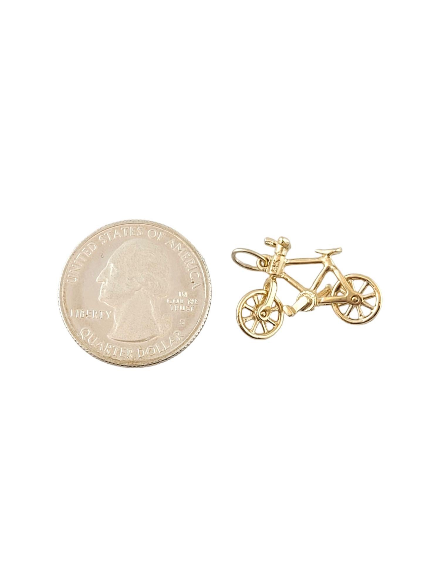 14 Karat Gelbgold Fahrradanhänger Damen