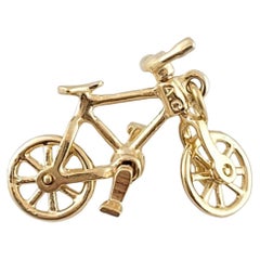 14k Yellow Gold Bicycle Charm