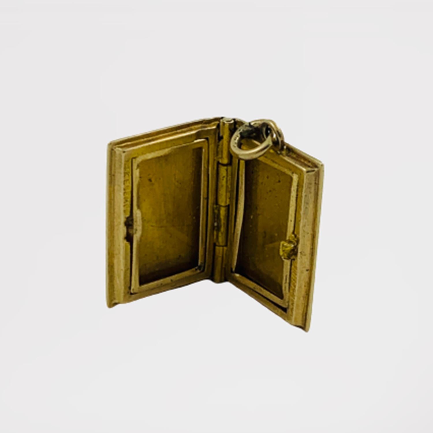 gold book charm