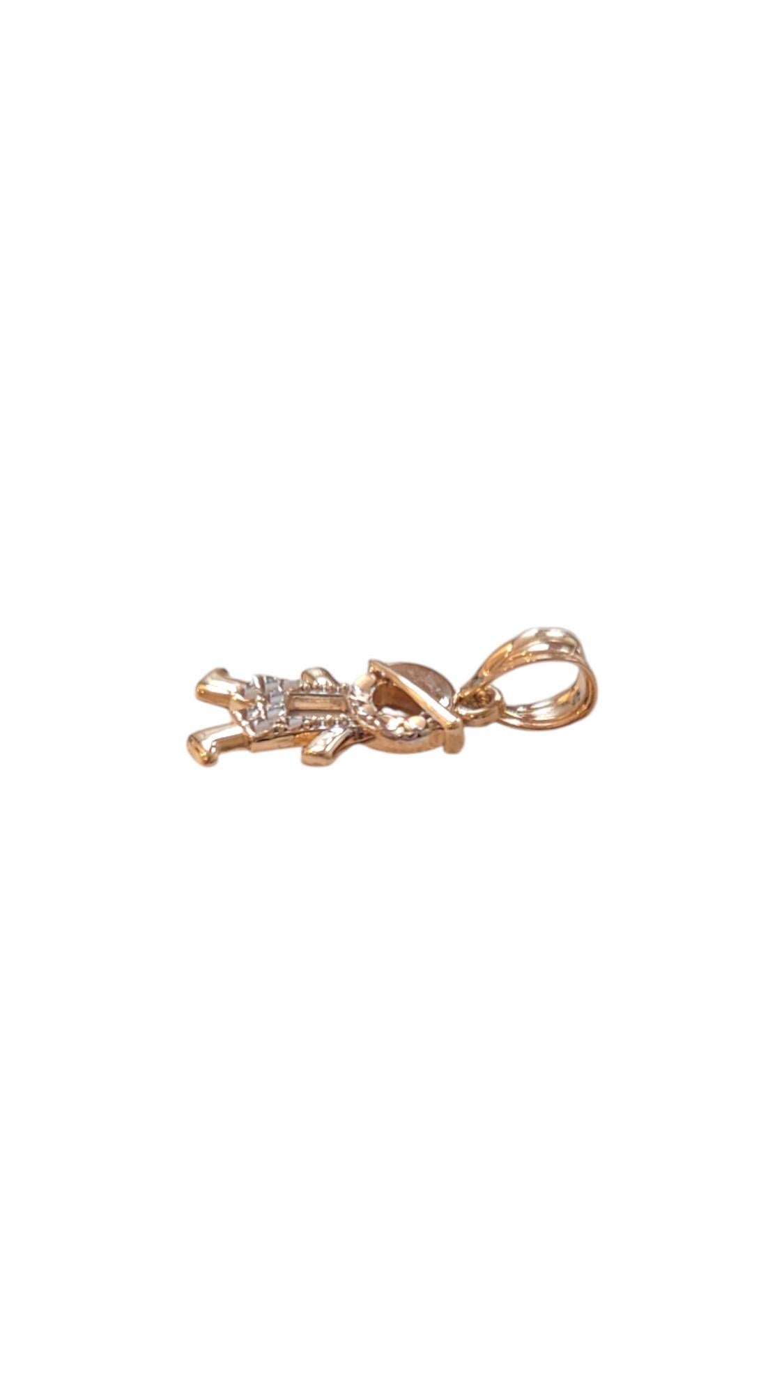 Women's 14k Yellow Gold Boy Child Charm #20530