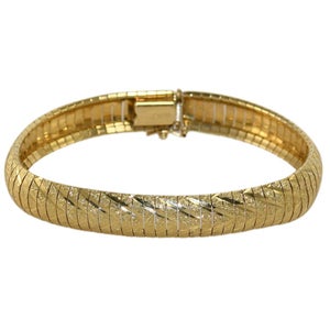 Bracelet Femme Plaqué Or 14 Carats - Perles Zircone émeraude, Réglable 16-18 Cm
