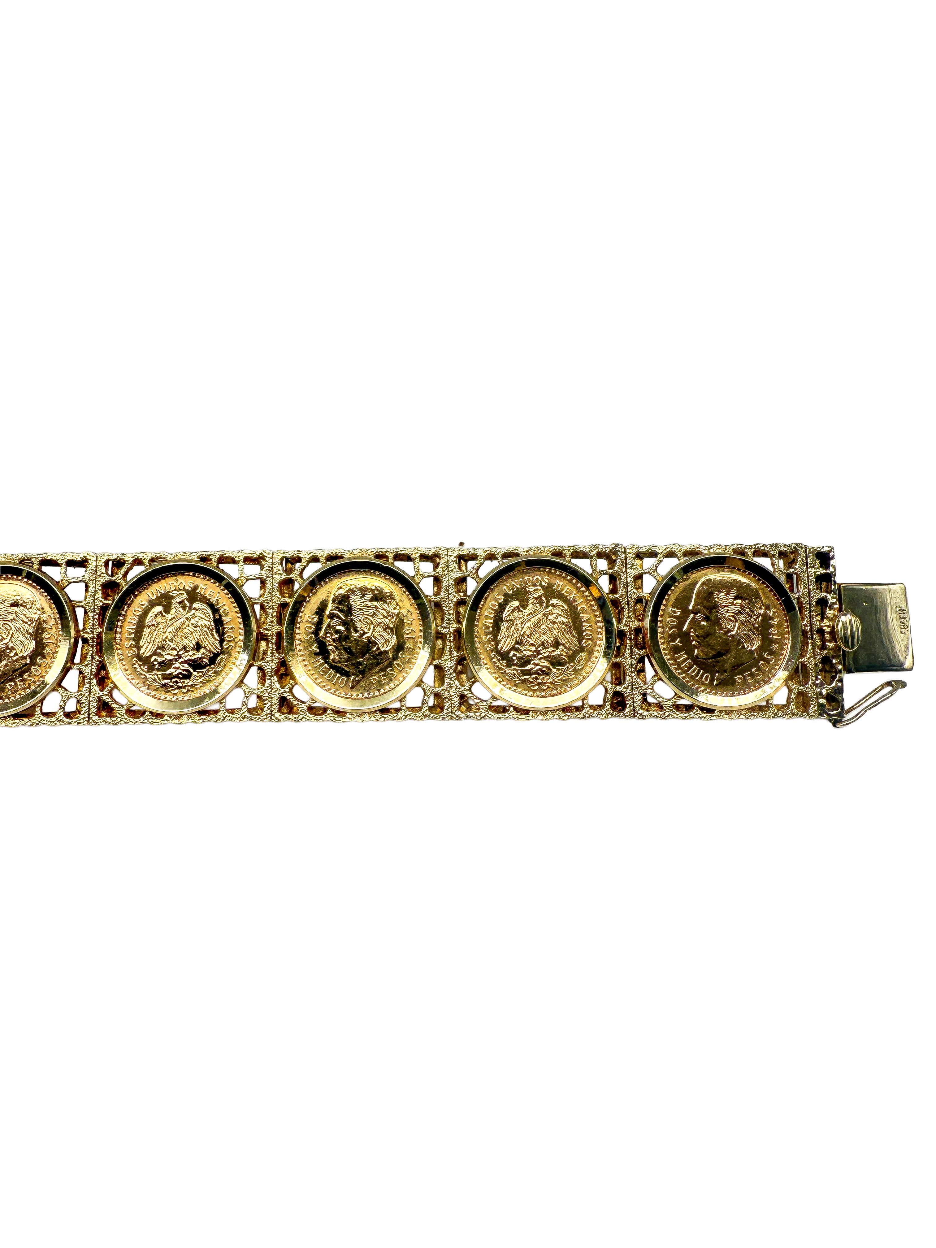 Eleganter Armreif aus 14K Gelbgold - 54,67 g - Oval - 19,5 cm

Ein raffinierter, massiver Armreif aus 14-karätigem Gelbgold in eleganter ovaler Form, der sich durch seine klaren Linien und sein zeitloses Design auszeichnet. Das hochwertige Gold