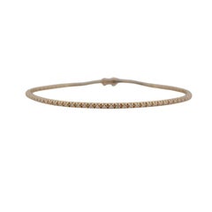 Bracelet en or jaune 14 carats avec diamants naturels