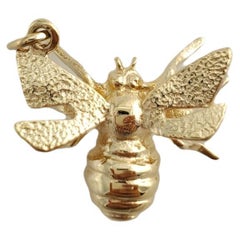 Vintage 14K Yellow Gold Bug Charm