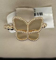 14K Yellow Gold Butterfly Ring