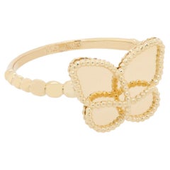 14K Yellow Gold Butterfly Ring