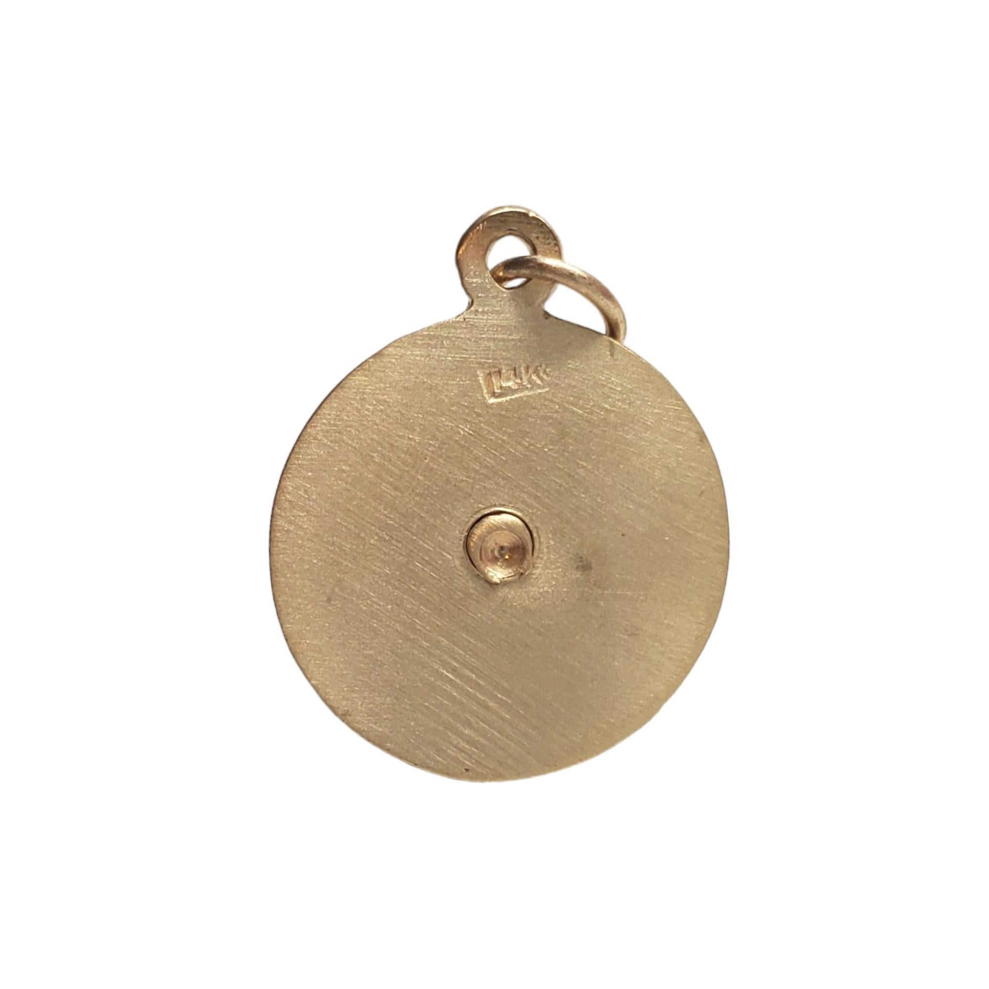 14K Yellow Gold Cable Car Charm #17856 For Sale 1