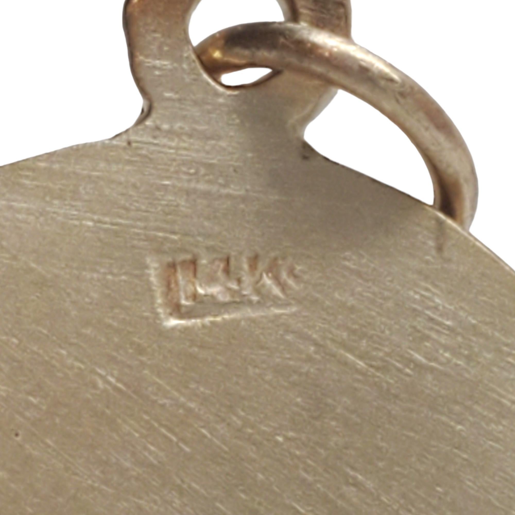 14K Yellow Gold Cable Car Charm #17856 For Sale 3