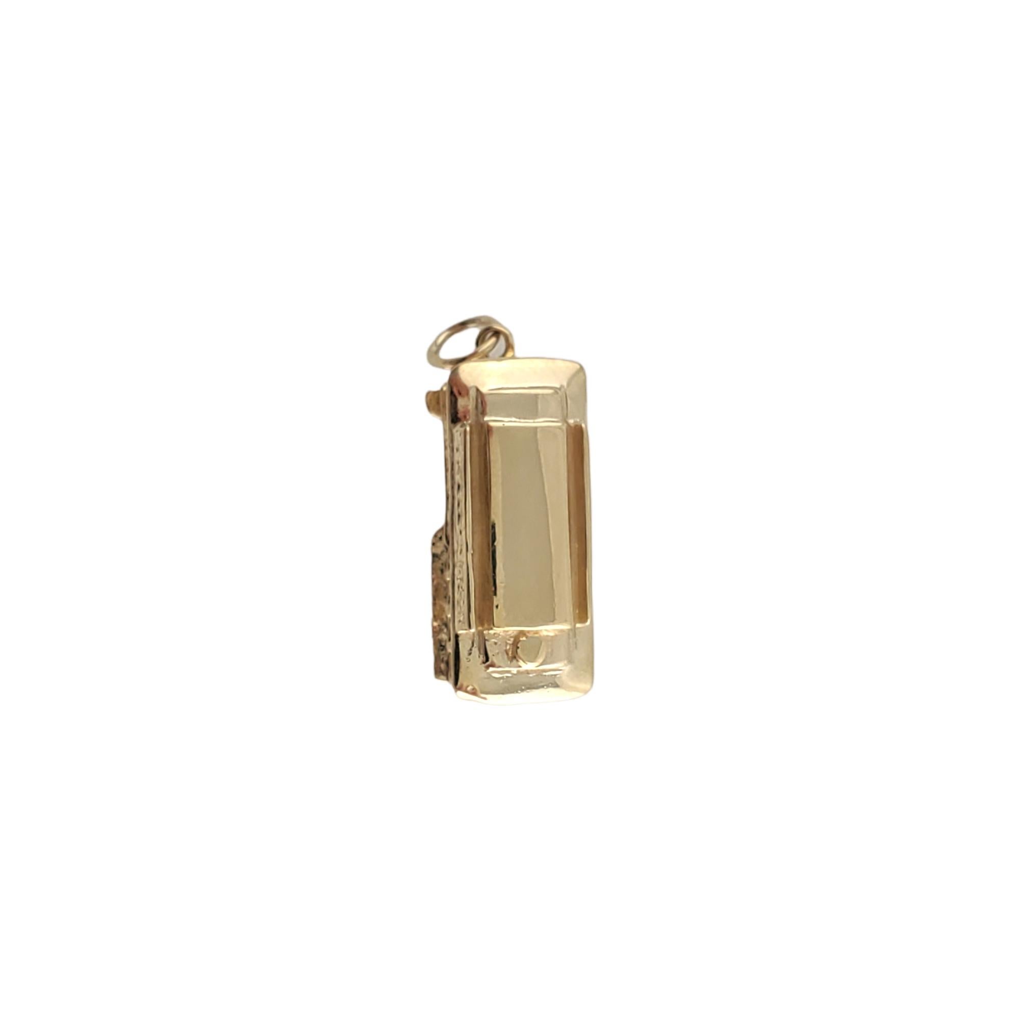 Charm a forma di fune in oro giallo 14K 4
