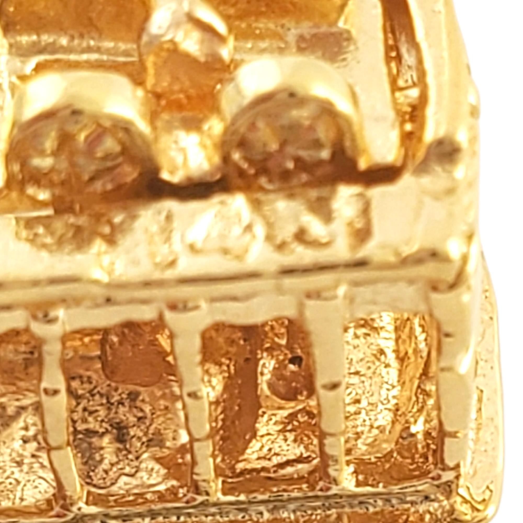 Charm a forma di fune in oro giallo 14K 5