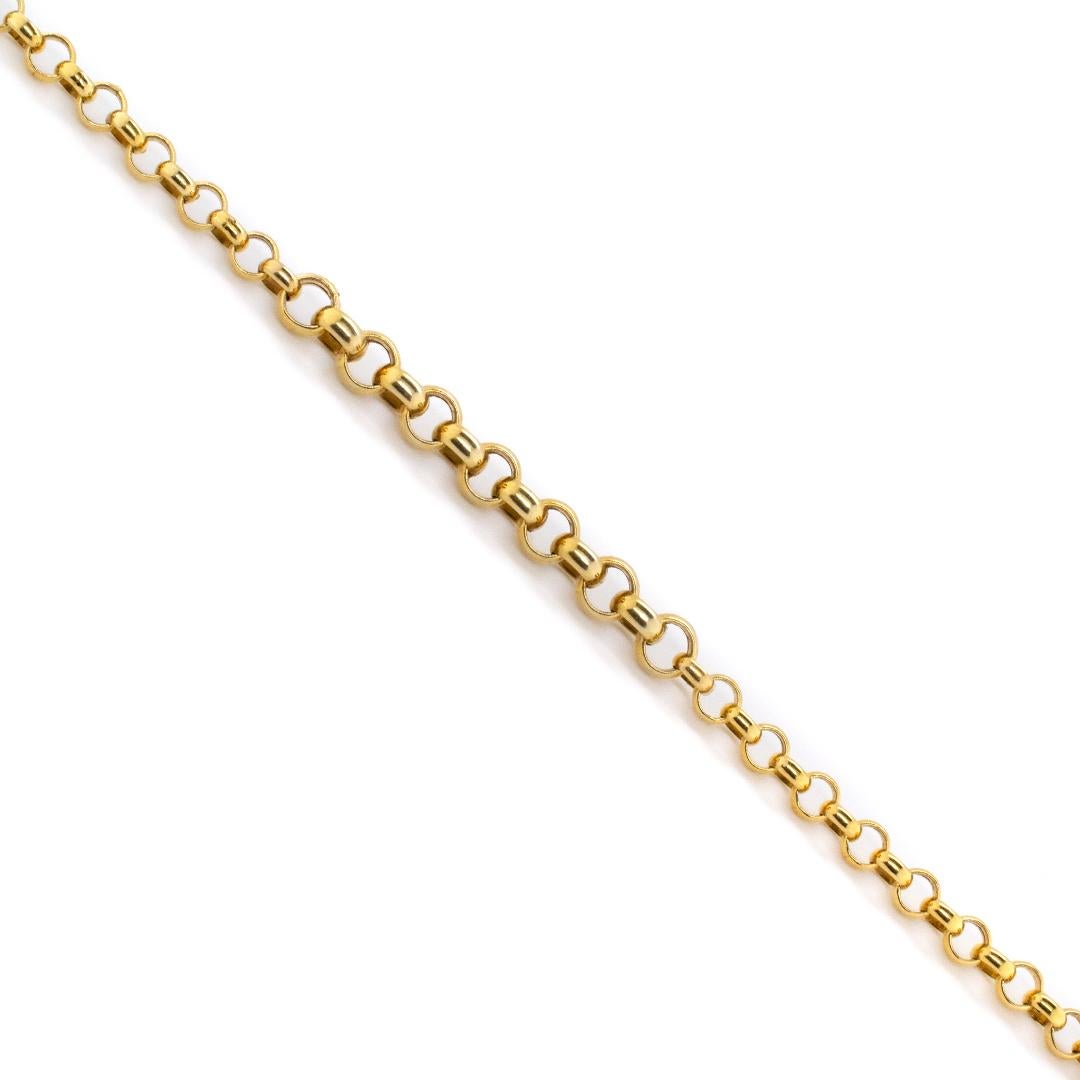 14K Gelbgold Kabelkette Damen