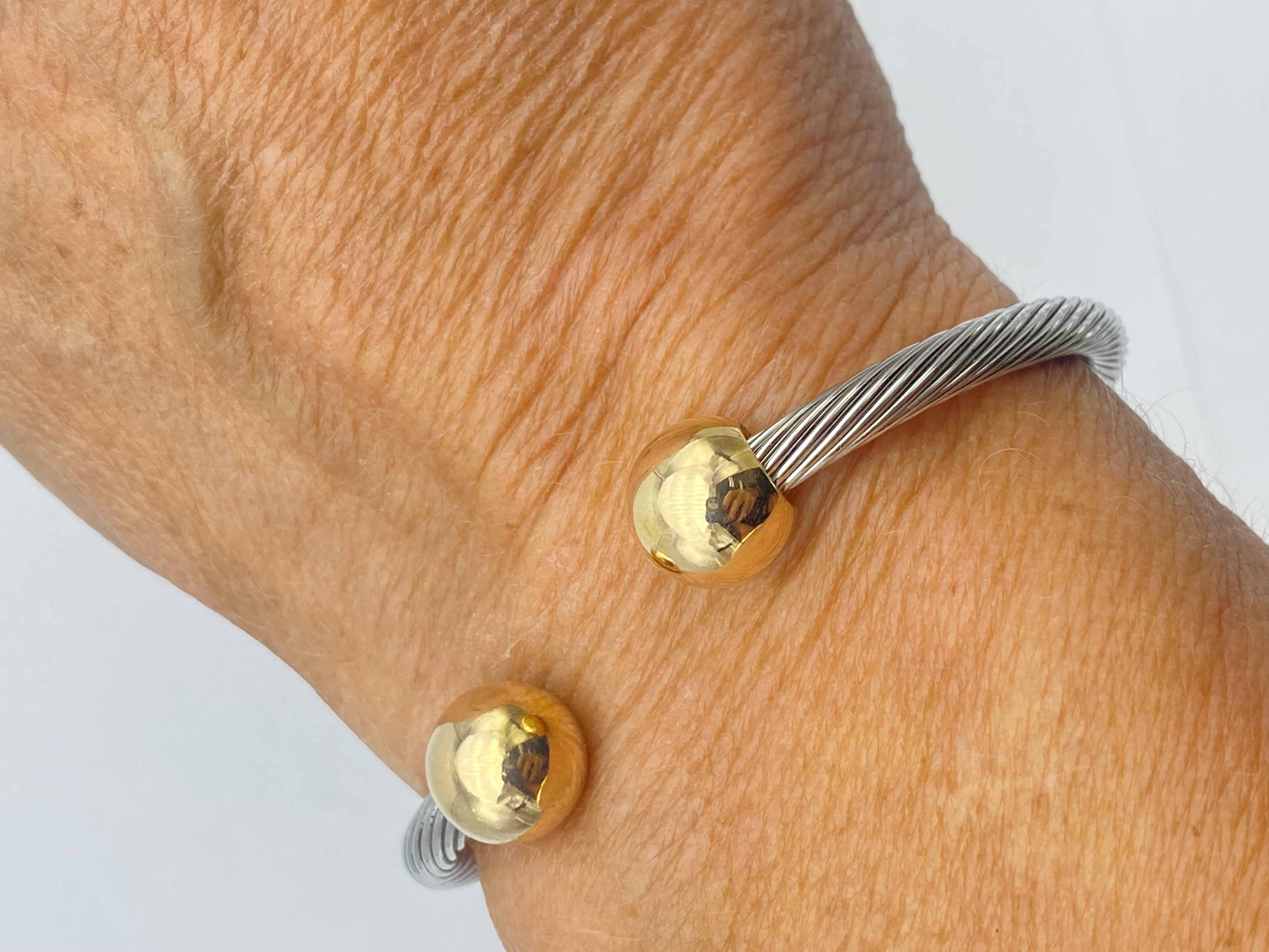 14k gold wire bracelet