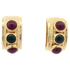 Clous d'oreilles - Saphir