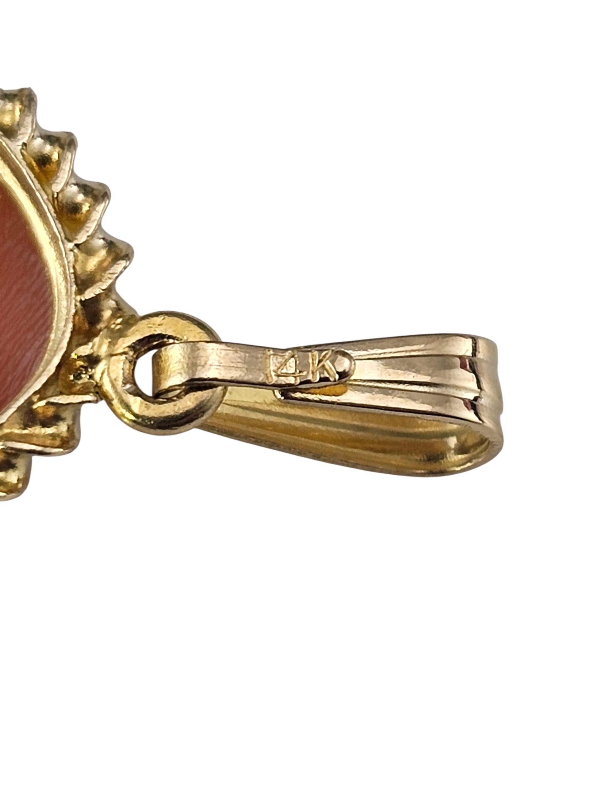 Colgante Camafeo Oro Amarillo 14K #24001 en venta 1