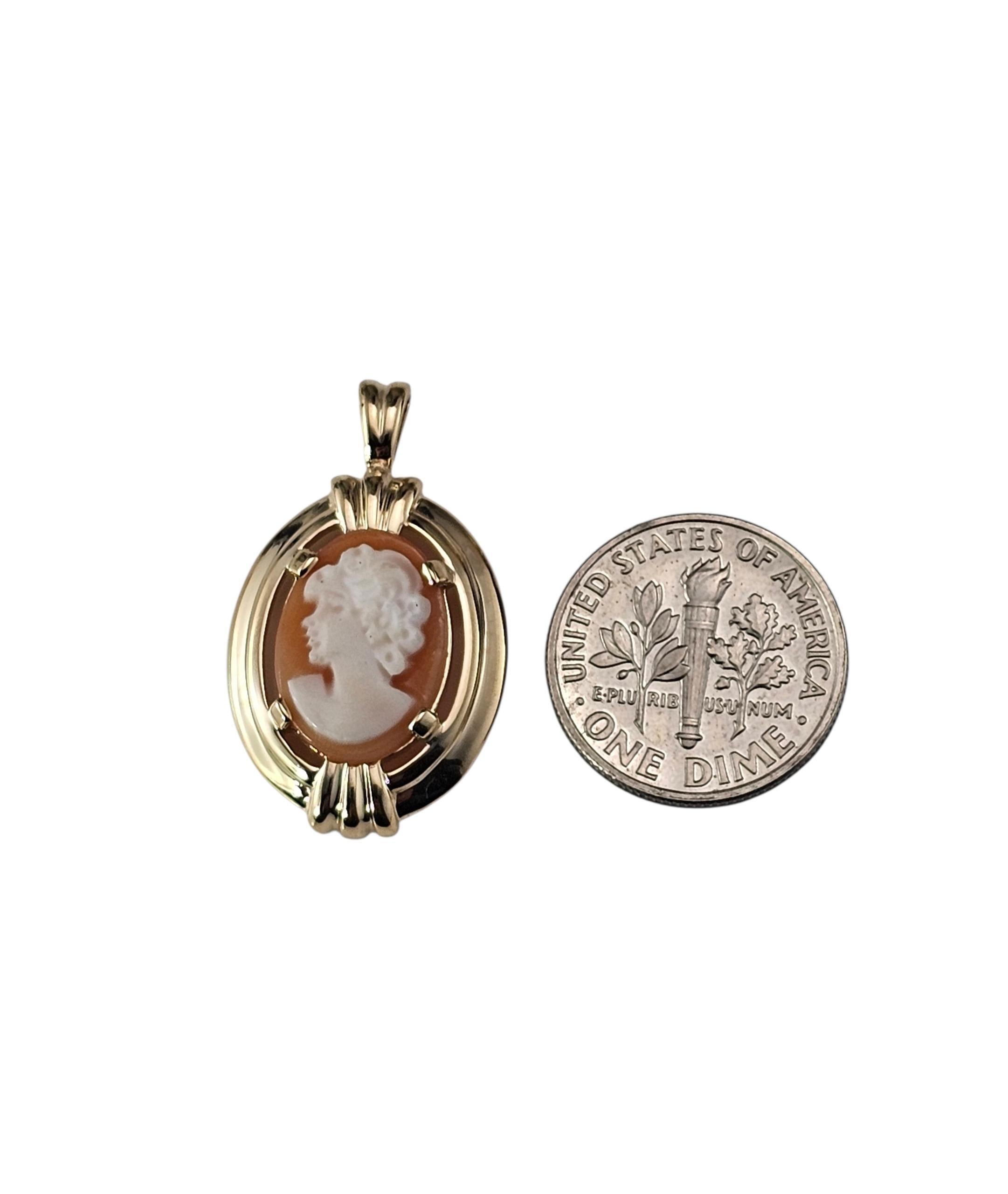 De las mujeres Colgante Camafeo de oro amarillo de 14 quilates #24016 en venta