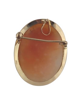 Colgante/Pin Camafeo de oro amarillo de 14 quilates #23787