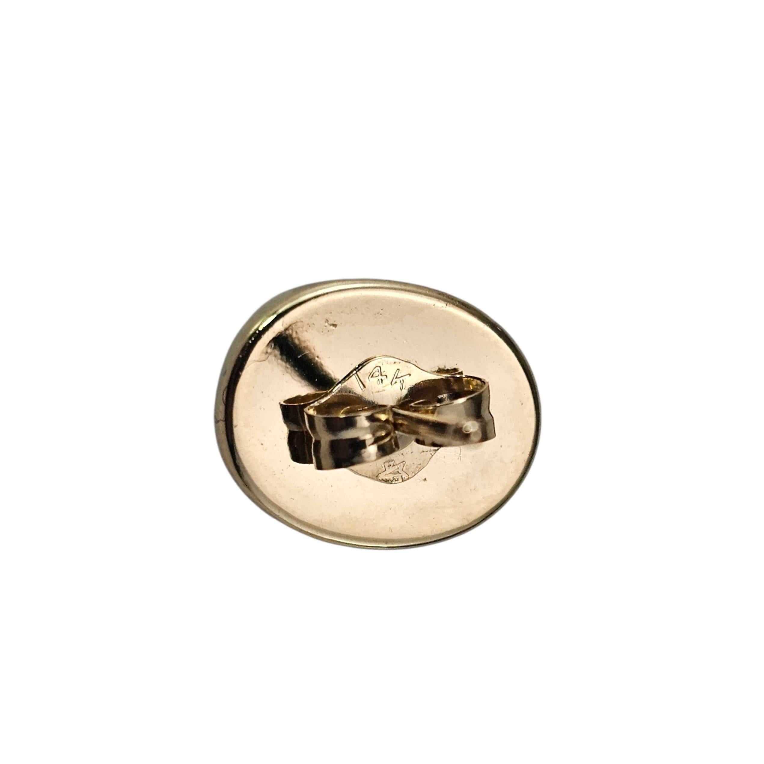 Orecchini con cammeo in oro giallo 14K #24013 in vendita 1