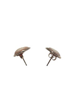 14K Yellow Gold Cameo Stud Earrings #25100