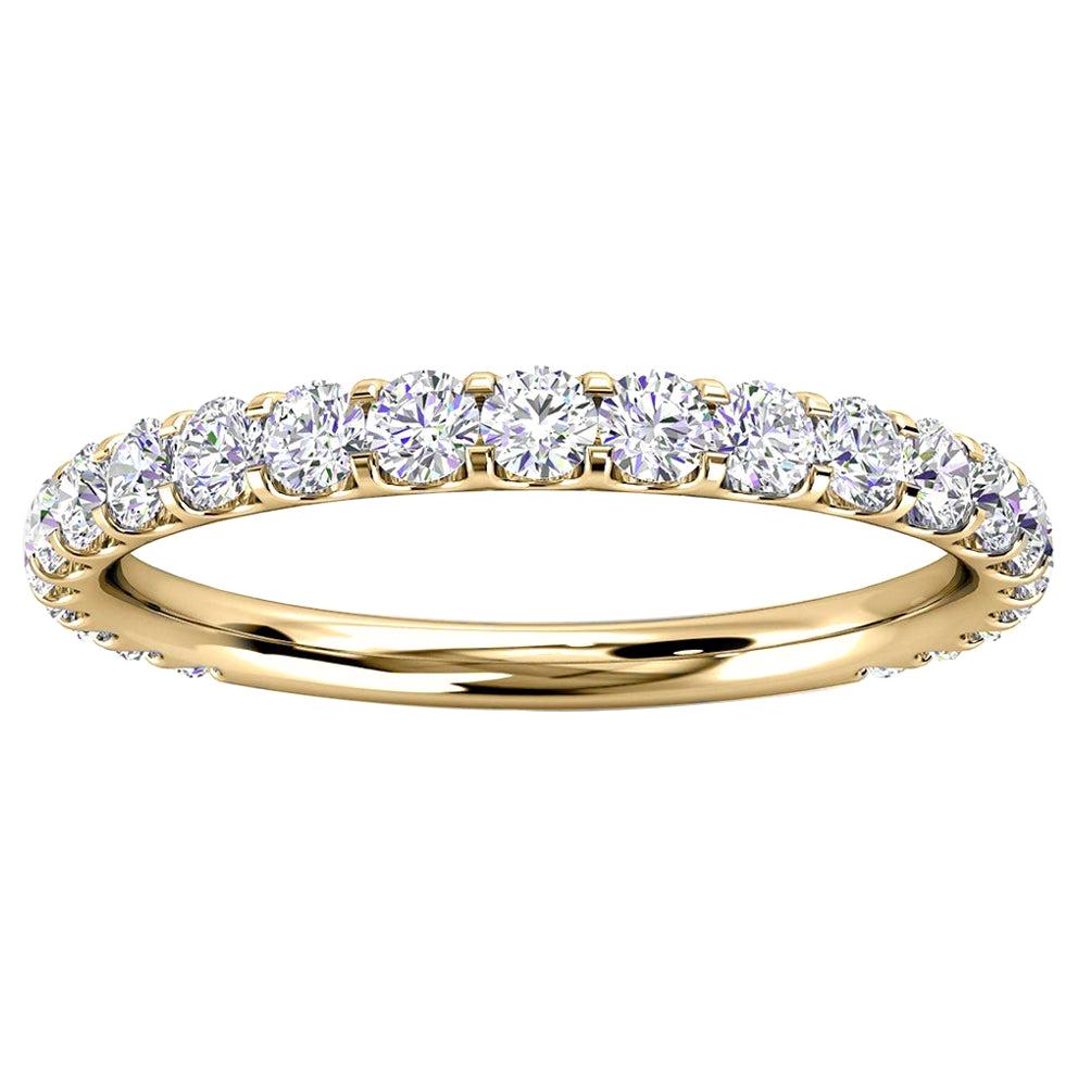 For Sale:  14k Yellow Gold Carole Micro-Prong Diamond Ring '1/2 Ct. Tw'