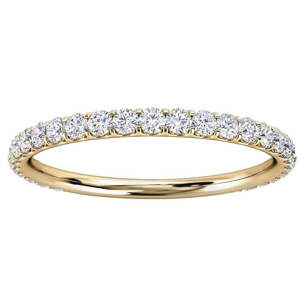 For Sale:  14k Yellow Gold Carole Micro-Prong Diamond Ring '1/3 Ct. tw'