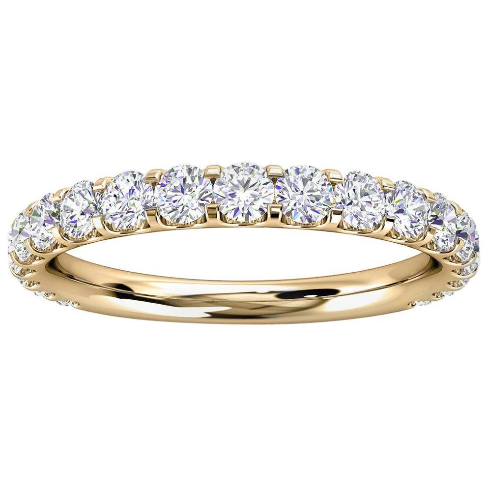 14k Yellow Gold Carole Micro-Prong Diamond Ring '3/4 Ct. tw'