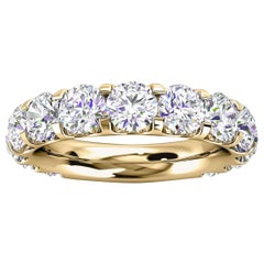 14k Yellow Gold Carole Micro-Prong Diamond Ring '3 Ct. Tw'
