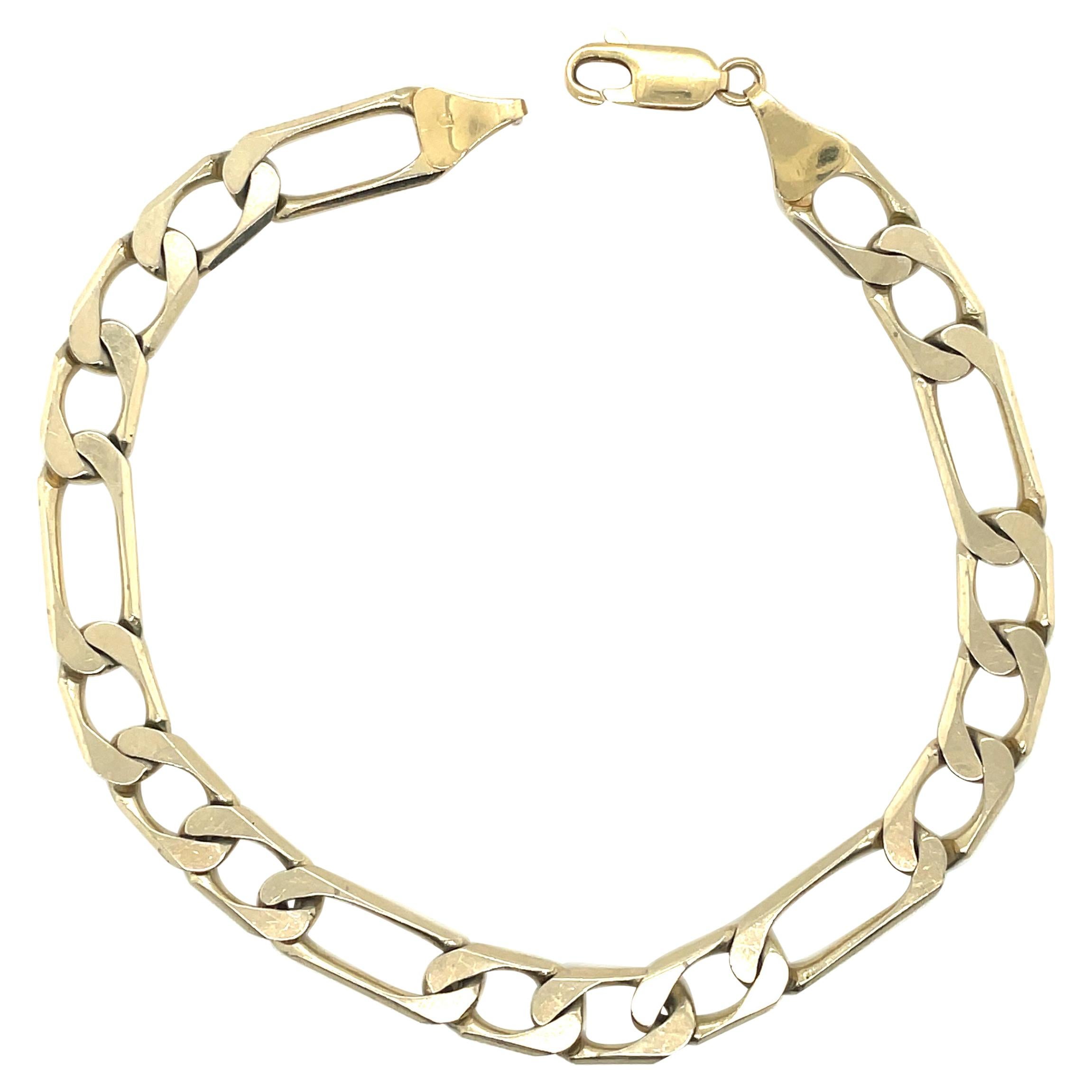 NEW 1.22ctw Round Brilliant Diamond Curb Chain Bracelet 6 3/4" 14k