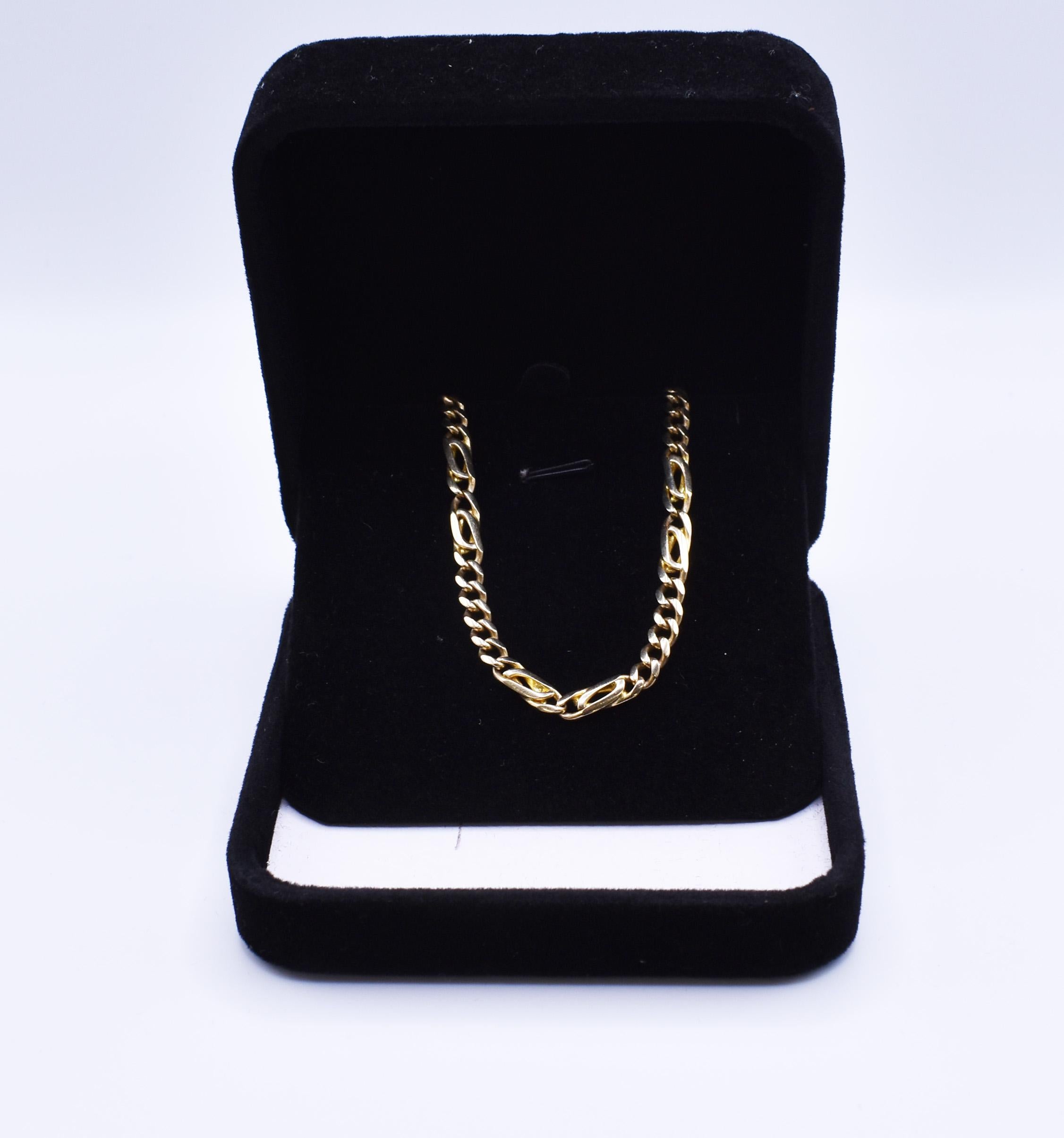 14k Yellow Gold Chain In Excellent Condition For Sale In Chelmsford, GB