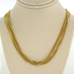 Halskette aus 14-karätigem Gelbgold, 40 cm lang, 14,5 g