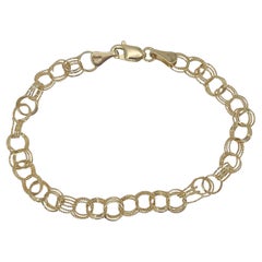 14K Yellow Gold Charm bracelet 