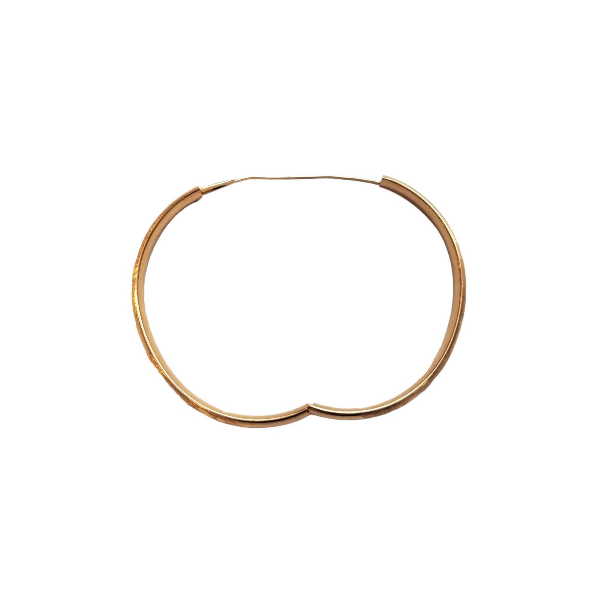 Women's or Men's 14K Yellow Gold Children's Bangle Bracelet  #17736 For Sale