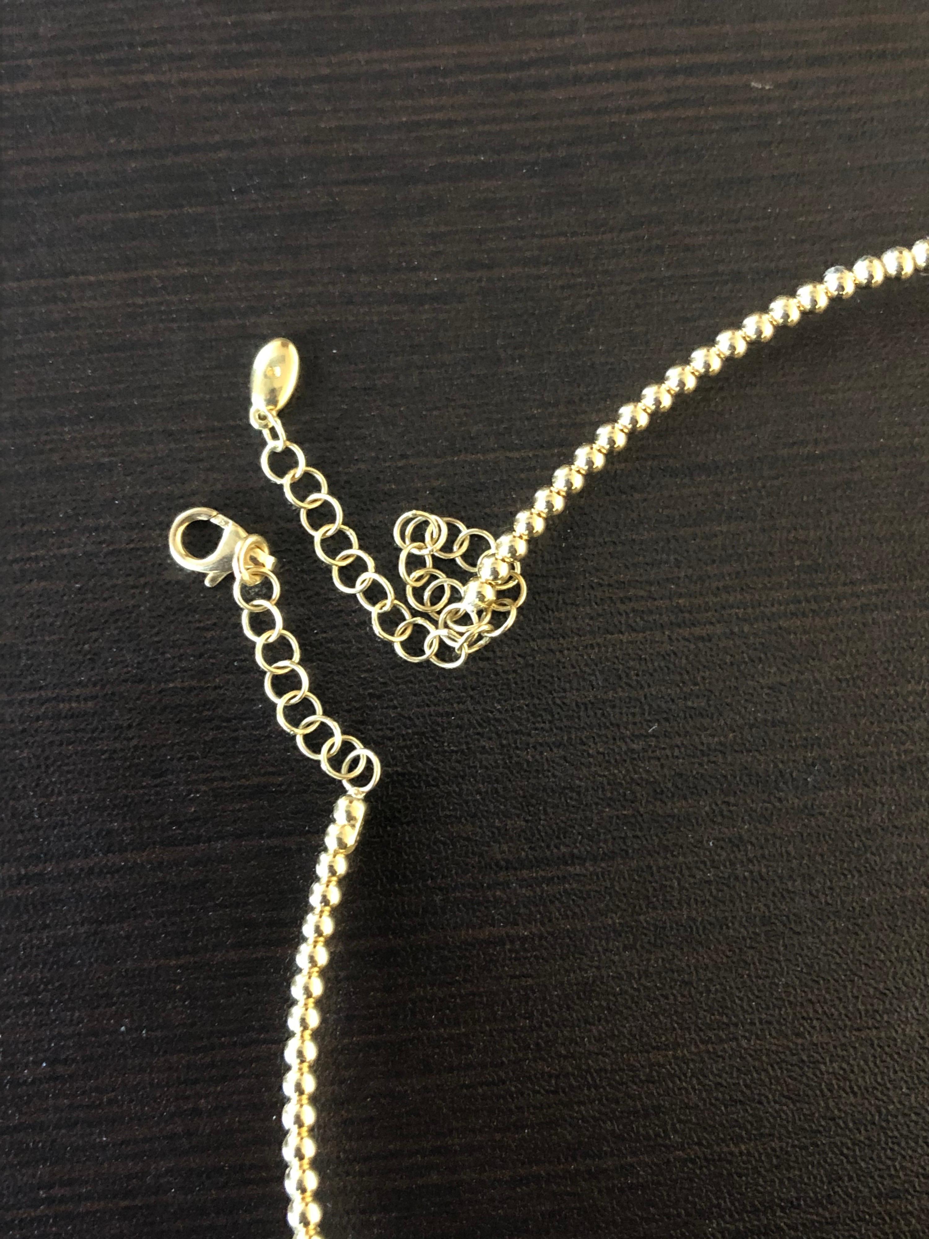 Round Cut 18 Karat Yellow Gold Choker Diamond Necklace 2 Carat For Sale